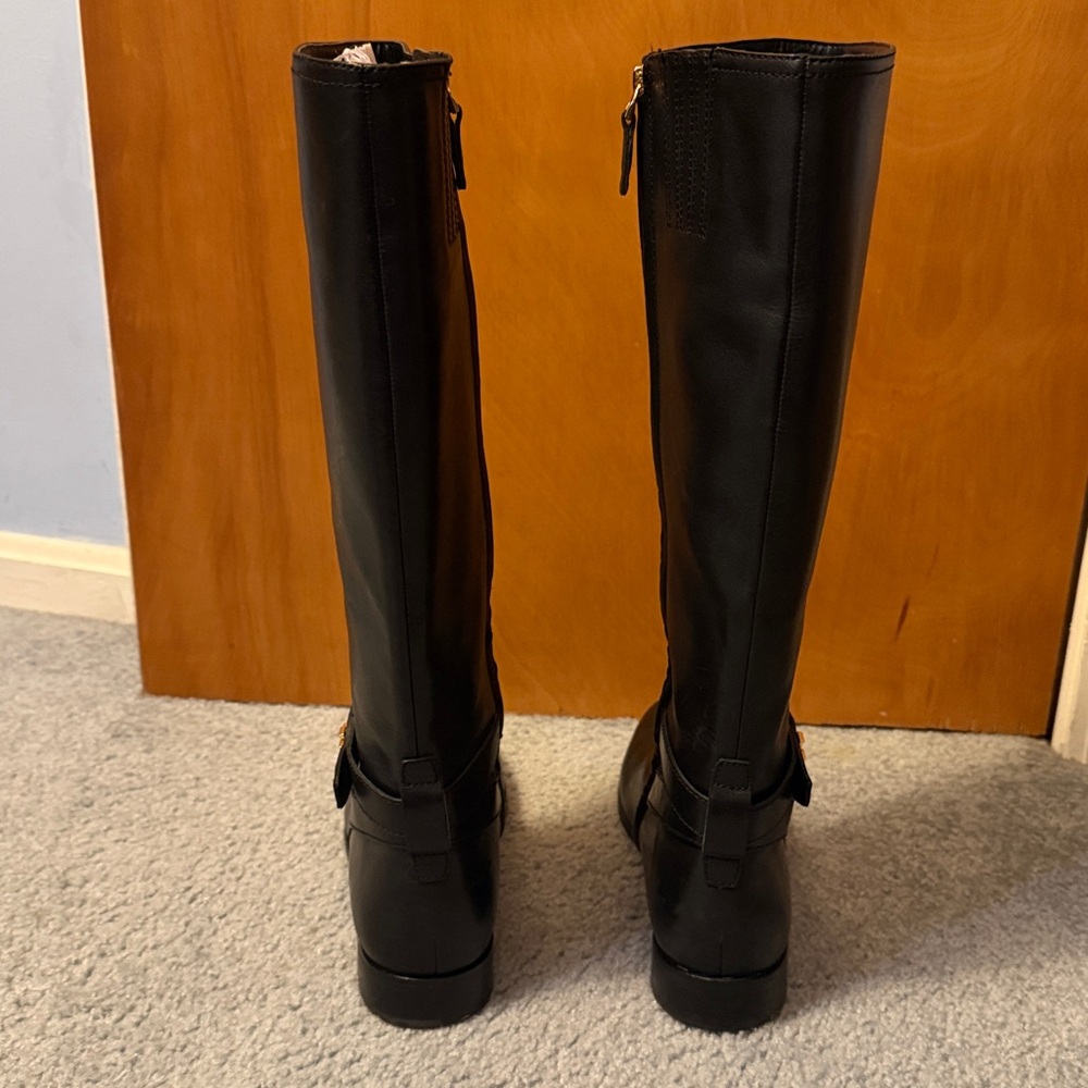 Ralph Lauren Women's Brittaney Leather Riding Boots - Picture 5 of 13
